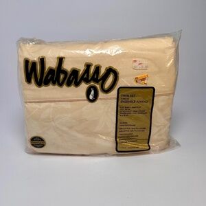 Vintage Wabasso Twin Sheet Set – Cream Floral – Made in Canada – New in Package